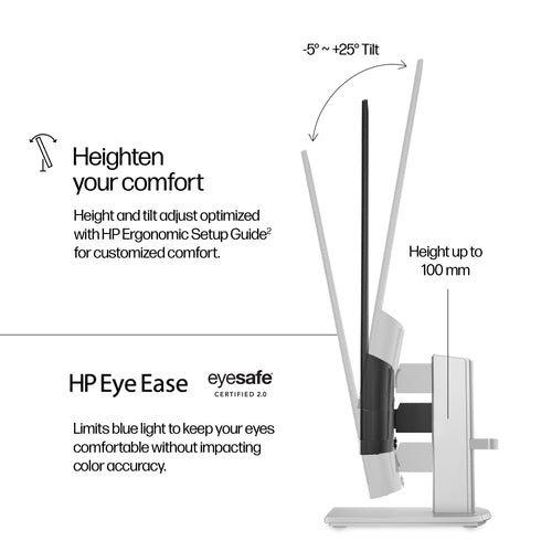 HP Series 5 27 inch FHD Height Adjust Monitor - 527sh HP Series 5 27 inch FHD Height Adjust Monitor - 527sh